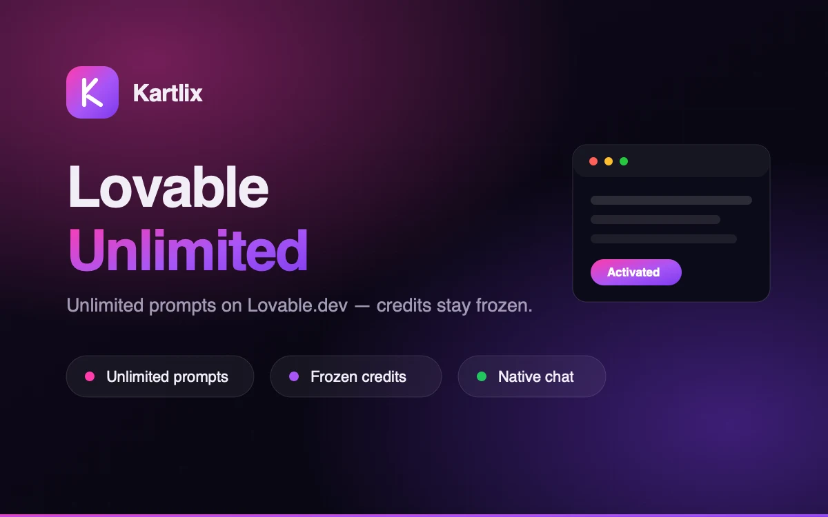 Lovable Unlimited — Build without limits